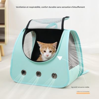 FurryFusion Sac à dos pliable pour chat