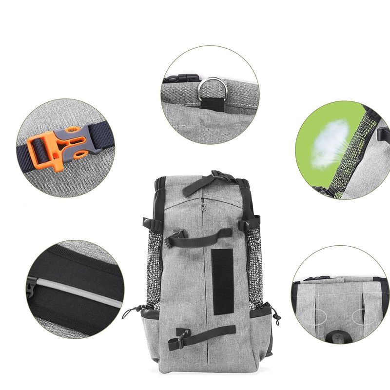 UAMLY Sac de transport respirant pour chien pour la randonnée