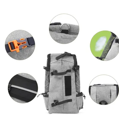 UAMLY Sac de transport respirant pour chien pour la randonnée