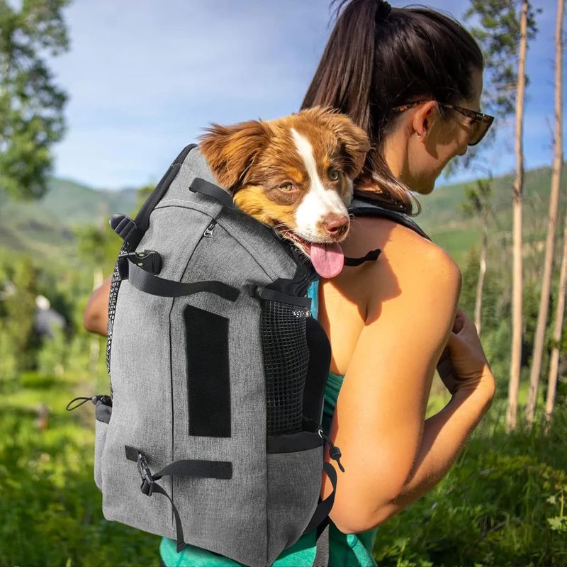 UAMLY Sac de transport respirant pour chien pour la randonnée