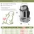 UAMLY Sac de transport respirant pour chien pour la randonnée UAMLY Sac de transport respirant pour chien pour la randonnée