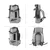 UAMLY Sac de transport respirant pour chien pour la randonnée UAMLY Sac de transport respirant pour chien pour la randonnée