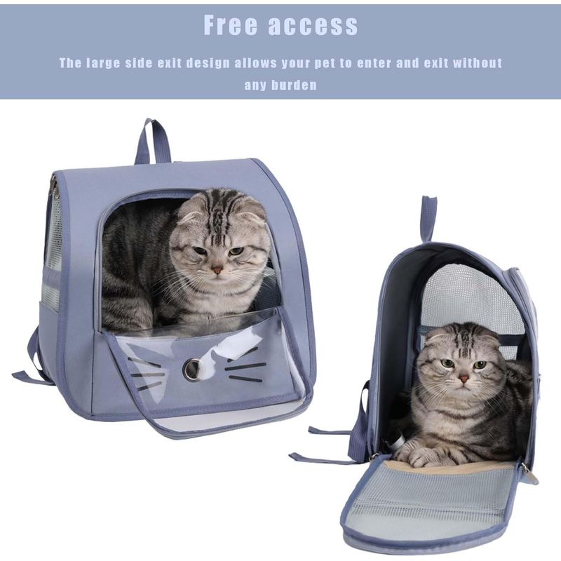 UAMLY Sac à dos pliable pour chat