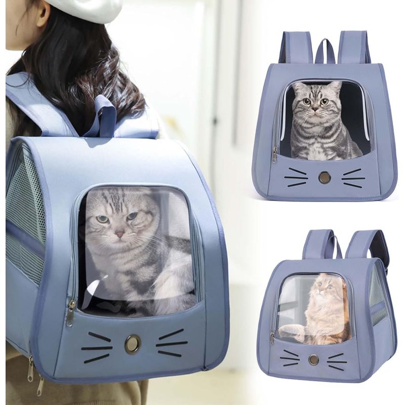 UAMLY Sac à dos pliable pour chat
