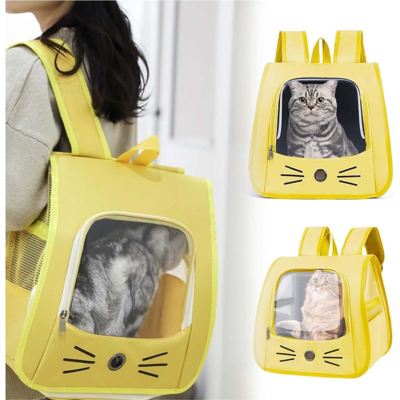 UAMLY Sac à dos pliable pour chat