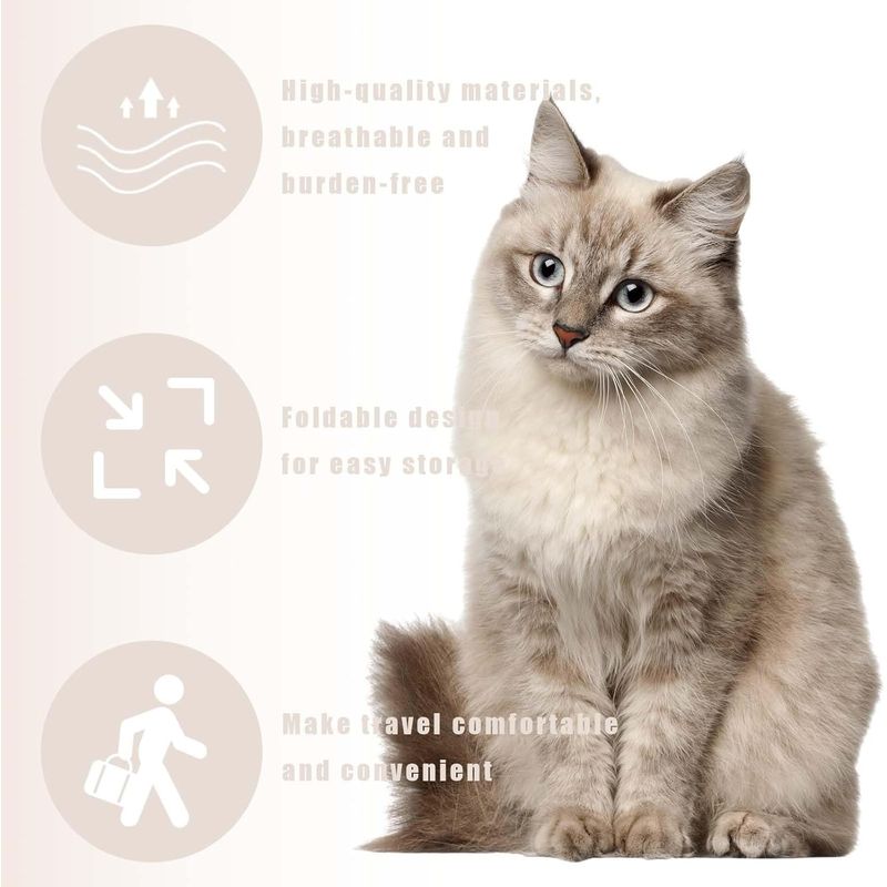 UAMLY Sac à dos pliable pour chat