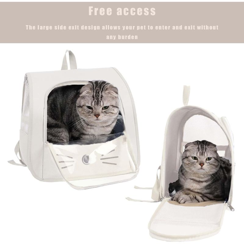 UAMLY Sac à dos pliable pour chat