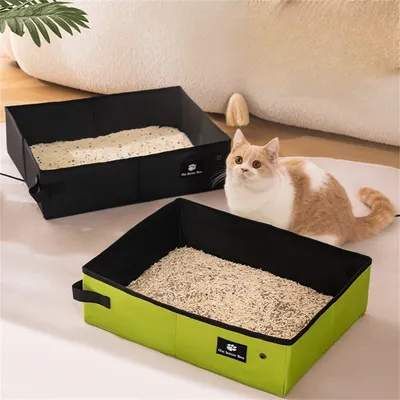 IntiMeg Boîte à litière pliable pour chats