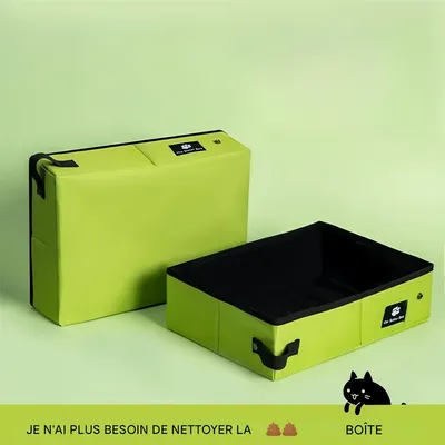 IntiMeg Boîte à litière pliable pour chats