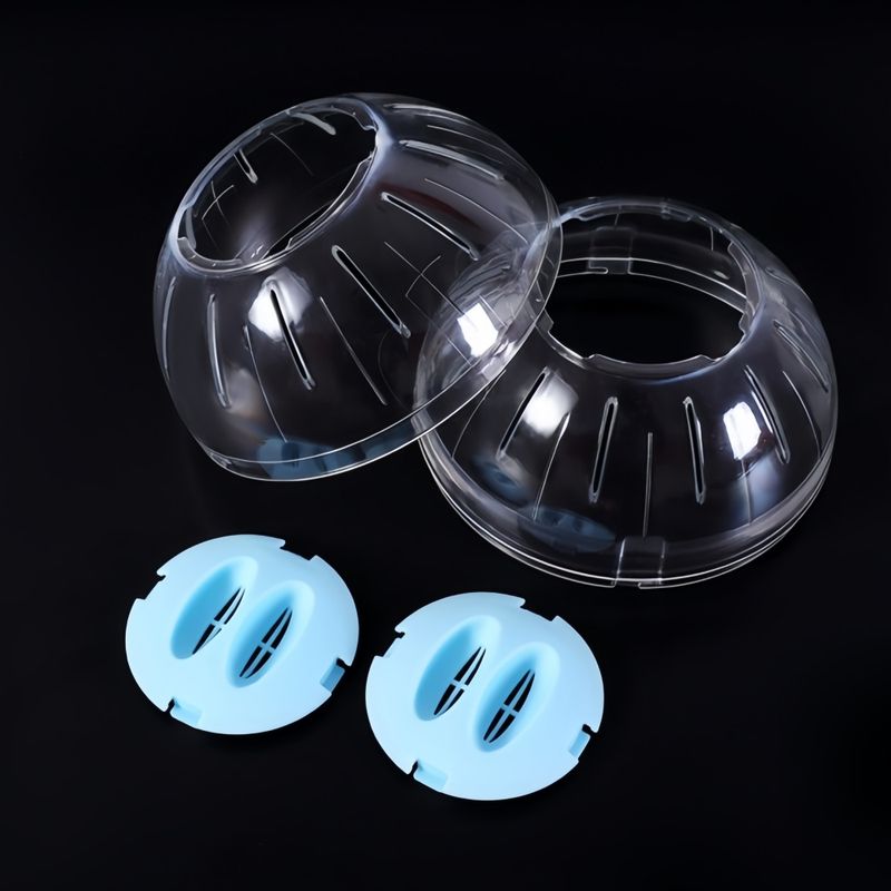 FurryFusion Balle de fitness transparente pour petits animaux