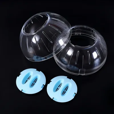 FurryFusion Balle de fitness transparente pour petits animaux