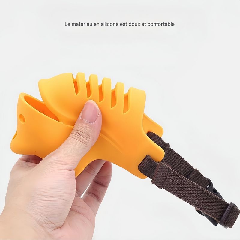 FurryFusion Muselière pour chien en forme de rhinocéros