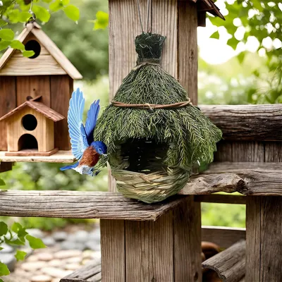 IntiMeg Nid en paille tissé à la main