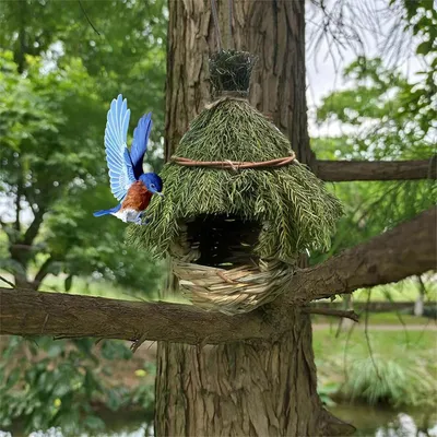IntiMeg Nid en paille tissé à la main