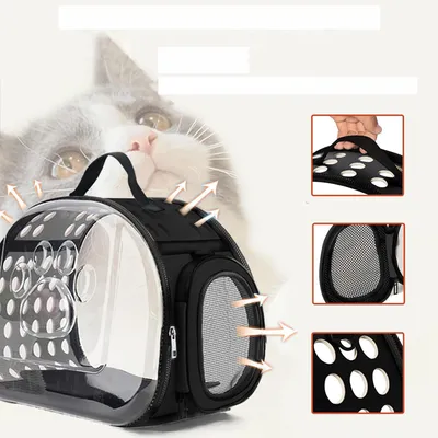 UAMLY Sac de transport respirant pour chat
