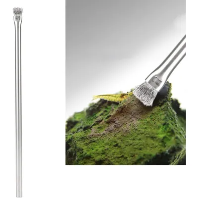 ZooVenture Brosse A Algues En Acier Inoxydable 304 Pour Aquarium ZooVenture Brosse A Algues En Acier Inoxydable 304 Pour Aquarium