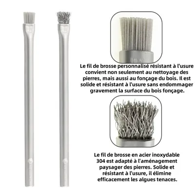 ZooVenture Brosse A Algues En Acier Inoxydable 304 Pour Aquarium ZooVenture Brosse A Algues En Acier Inoxydable 304 Pour Aquarium