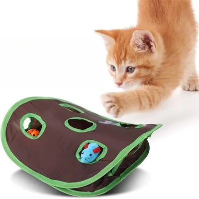 IntiMeg Jouet de chat à 9 trous