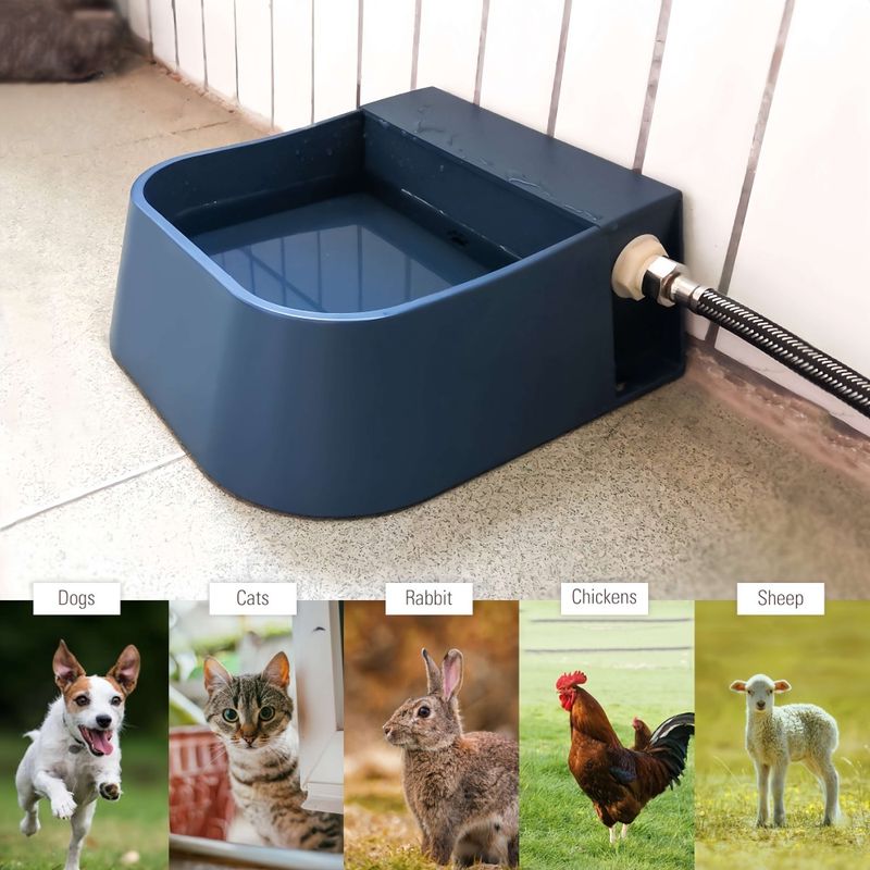 FurryFusion Fontaine à eau automatique pour animaux de compagnie