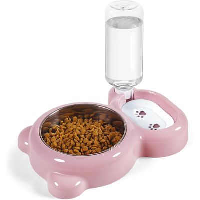 UAMLY Eau potable pour chat et bol en acier inoxydable