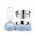UAMLY Eau potable pour chat et bol en acier inoxydable