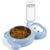 UAMLY Eau potable pour chat et bol en acier inoxydable