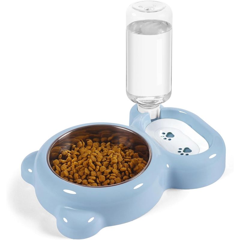 UAMLY Eau potable pour chat et bol en acier inoxydable