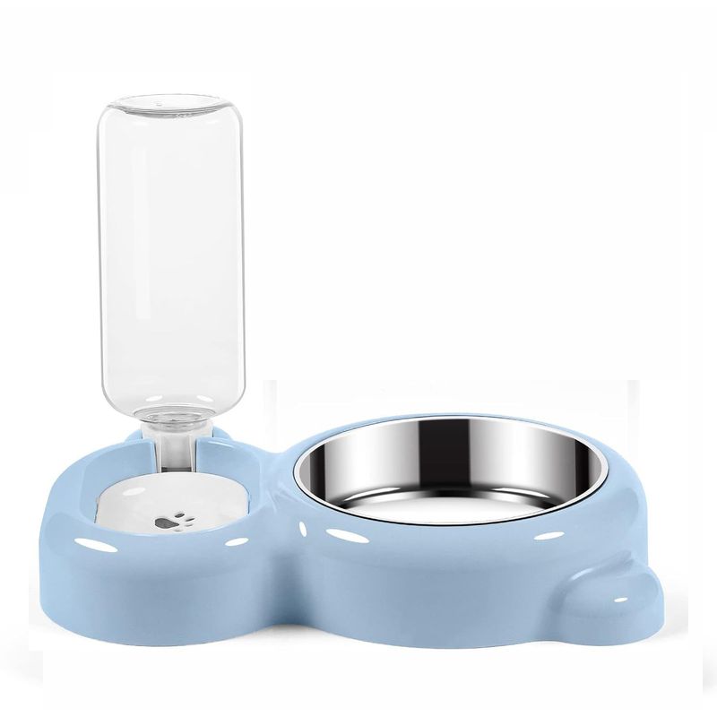 UAMLY Eau potable pour chat et bol en acier inoxydable