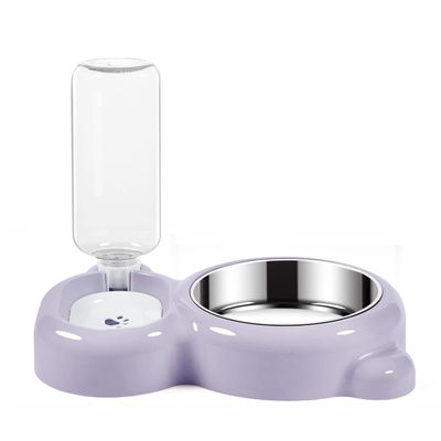 UAMLY Eau potable pour chat et bol en acier inoxydable