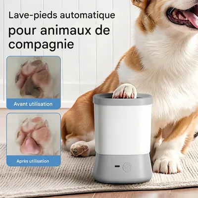 IntiMeg Tasse de lavage électrique des pattes pour animaux de compagnie