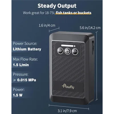 Air Tuyau d'Aération Portable Extérieur Oxygénation Poisson Bulleur