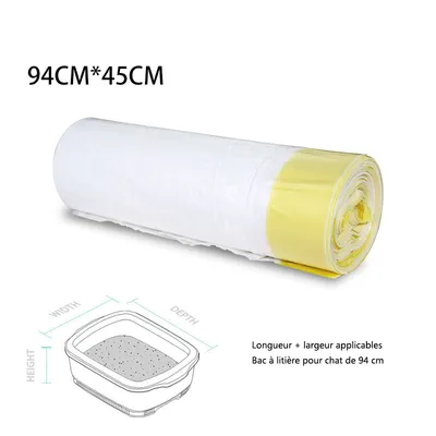 UAMLY Sacs à litière pour chat avec cordon de serrage