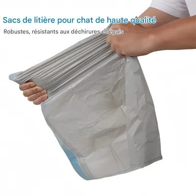 IntiMeg Sacs à déchets pour litière pour chat intelligente, 100 pièces IntiMeg Sacs à déchets pour litière pour chat intelligente, 100 pièces