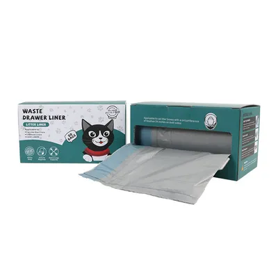 IntiMeg Sacs à déchets pour litière pour chat intelligente, 100 pièces IntiMeg Sacs à déchets pour litière pour chat intelligente, 100 pièces