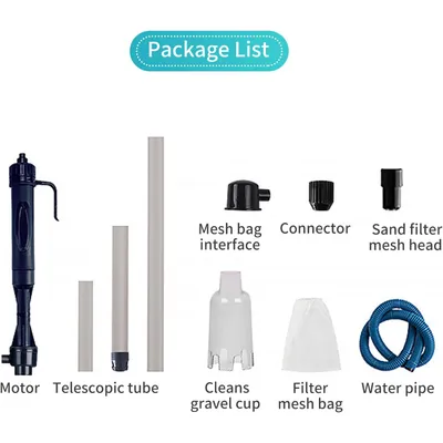 Nettoyeur électrique à gravier pour aquarium