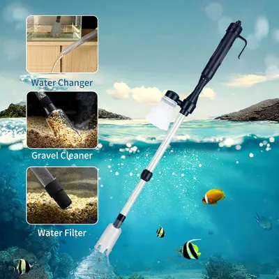 Nettoyeur électrique à gravier pour aquarium