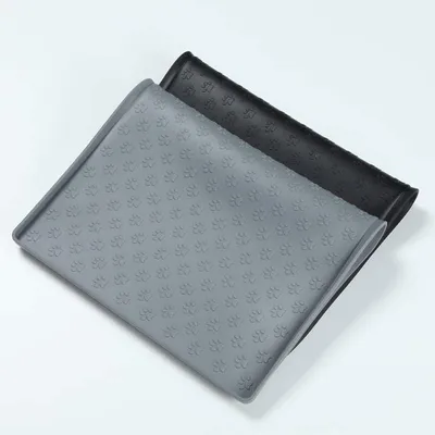 UAMLY Tapis en silicone pour chien pour la nourriture et l'eau