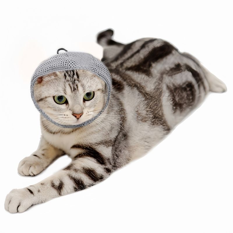 FurryFusion Masque anti-morsures pour chat