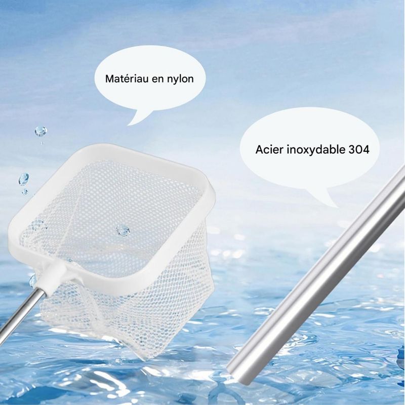 ZooVenture Filet Mini Réglable En Nylon Pour Poissons D'aquarium
