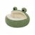 FurryFusion Lit semi-fermé pour chat en forme de grenouille