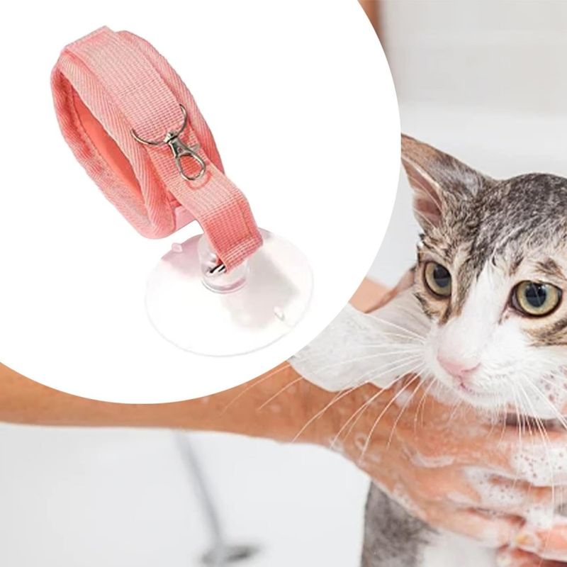 ZooVenture Attache de bain pour chien avec ventouse