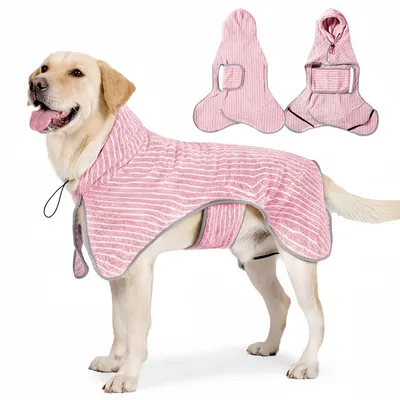 FurryFusion Robe de bain pour grand chien