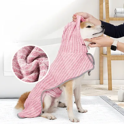 FurryFusion Robe de bain pour grand chien