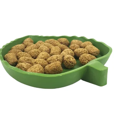 FurryFusion Mangeoire pour petits animaux en forme de feuille