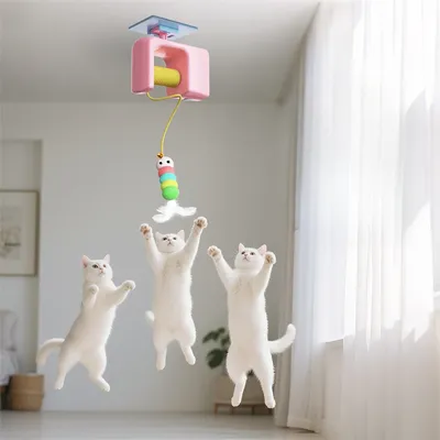 IntiMeg Jouet électrique suspendu pour chat