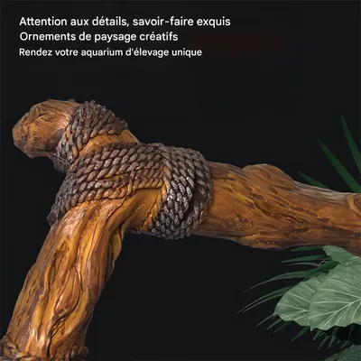 IntiMeg Branches de décoration pour terrarium de reptiles