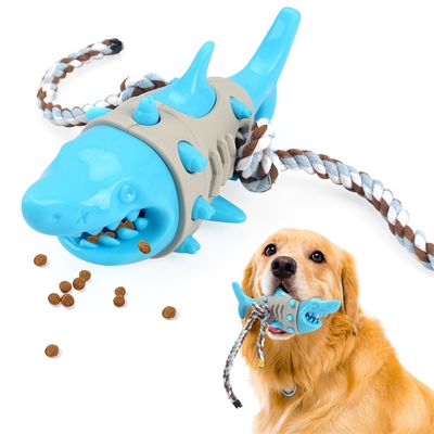 IntiMeg Jouet à Mâcher Dentaire Requin pour Chien
