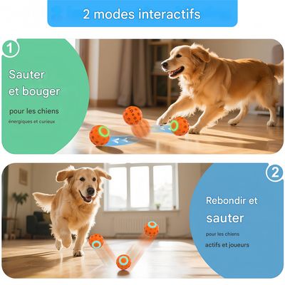 IntiMeg Juguete interactivo inteligente LED para perros