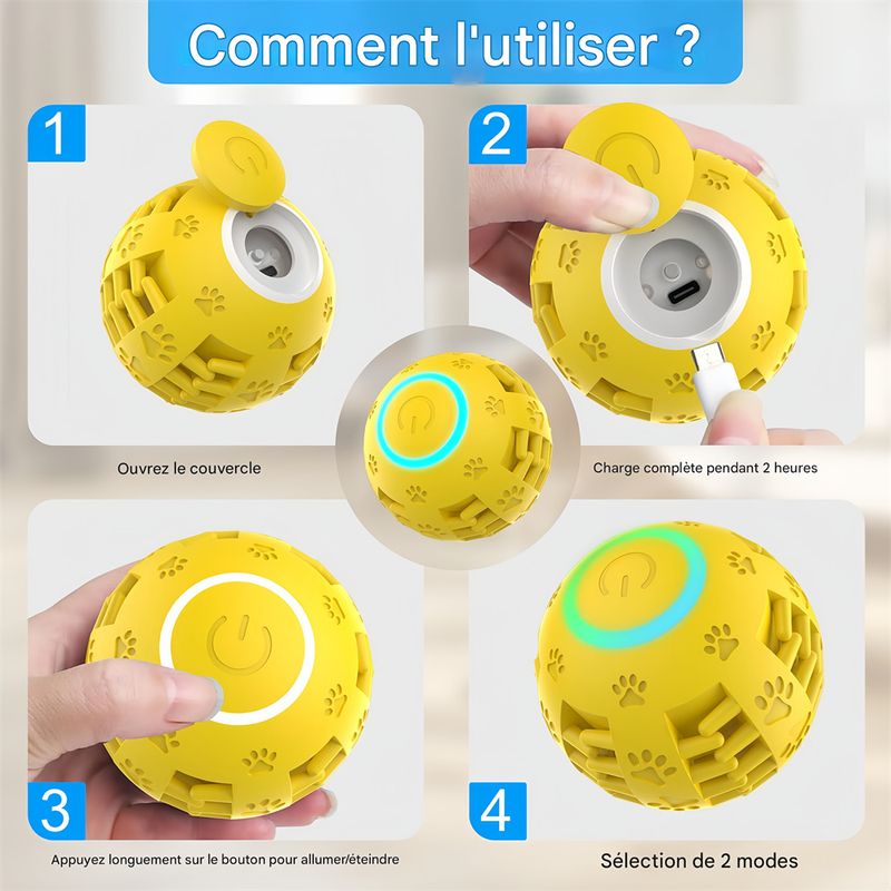 LED Jouet Intelligent Interactif pour Chien