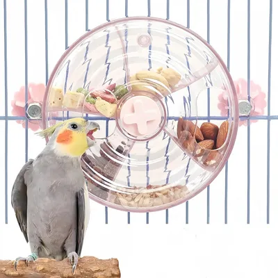 ZooVenture Comedero giratorio para pájaros y juguete